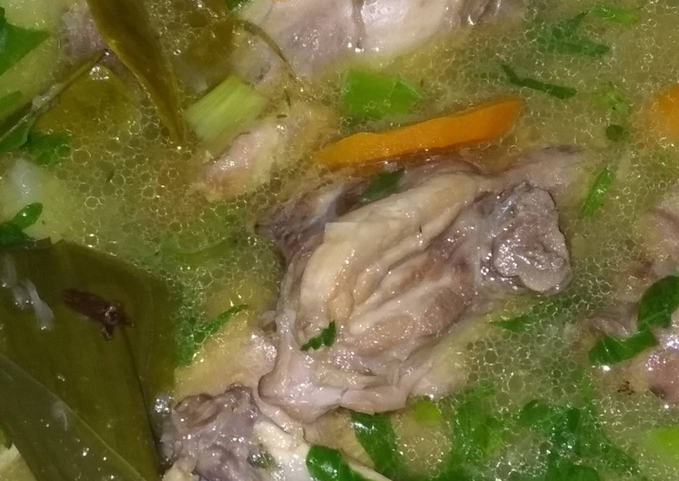 Sup ayam simple tapi endezz