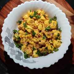 A picture of Sauteed creamy paneer.