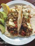 Tacos Vegetarianos con Lentejas y Queso
