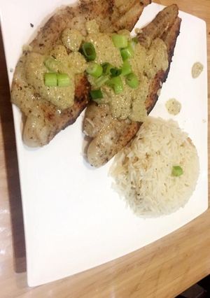 صورة لوصفة سمك فيليه مع رز