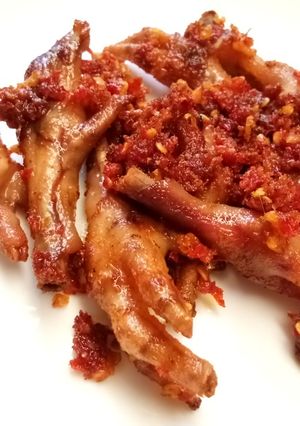 Foto resep Ceker Goreng Pedas