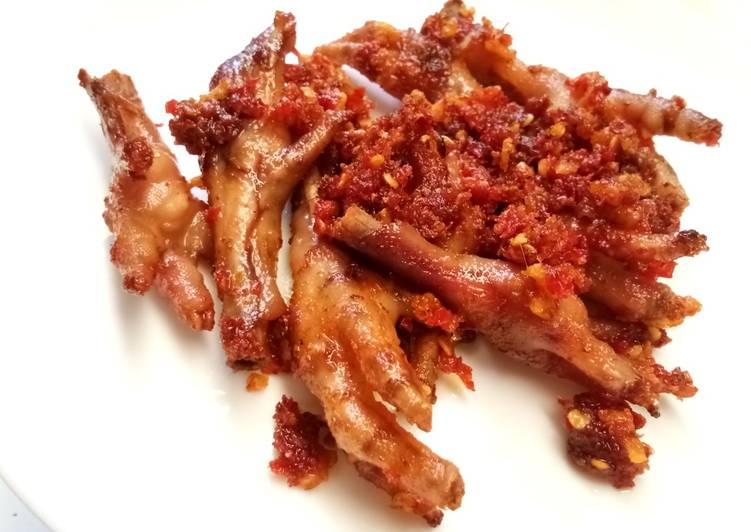 Resep Ceker Goreng  Pedas oleh Siswaty Elfin Bachtiar Cookpad