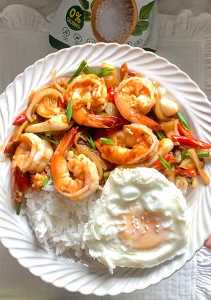 รูปของ กุ้งผัดพริกเผา