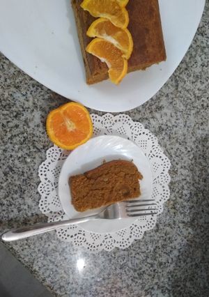 A picture of Banana Orange Cake.