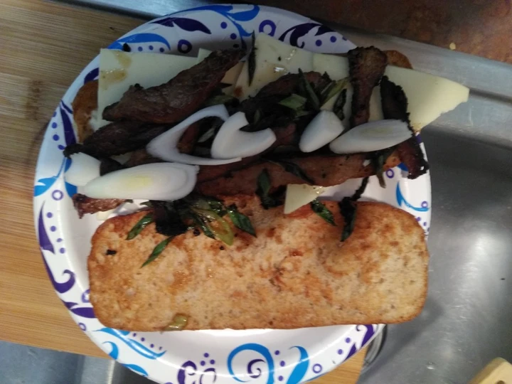 Simple Way Prepare Recipe Steak and Onion sandwich that is Really Delicious, Can Spoil the Tongue}