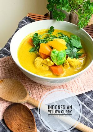 Foto resep Indonesian yellow curry