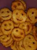 Papitas con forma de carita feliz 🙂