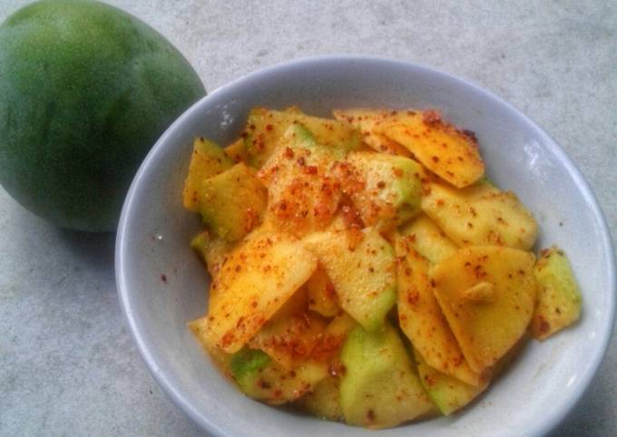 Cara Memasak Rujak Mangga Kopyok Wajib Dicoba