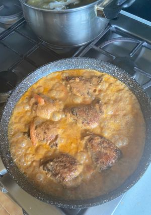 Una foto de Muslos de pollo al chipotle