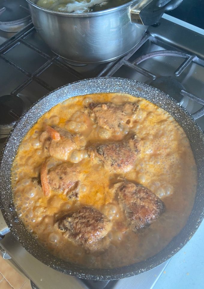 Una foto de Muslos de pollo al chipotle