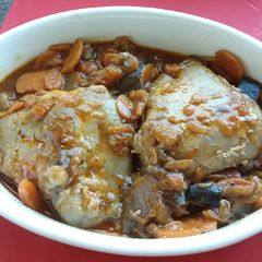 A picture of Chicken Recipe cook in wok.