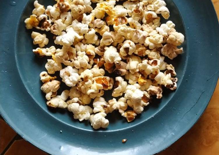 Popcorn rumahan sederhana anti ribet