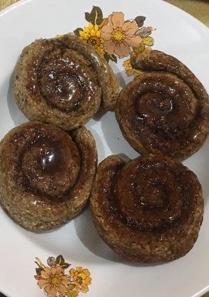 صورة لوصفة هيلثي (صحي) سينامون رولز 😍