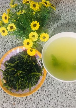 Hình của món Rau muống xào.