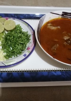 A picture of Mutton Nehari.