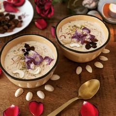 A picture of Kesar Seviyan Kheer.