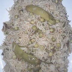 Matar pulao A picture of Matar pulao.