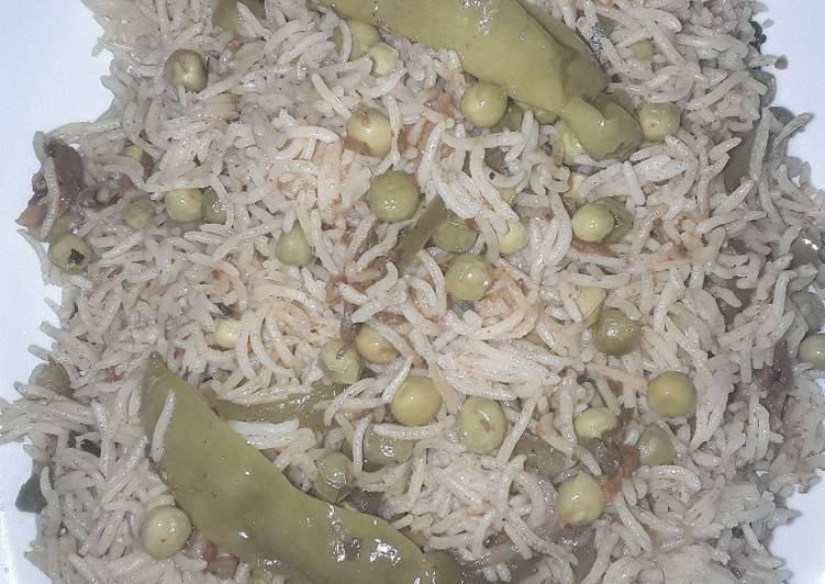 Recipe of Speedy Matar pulao