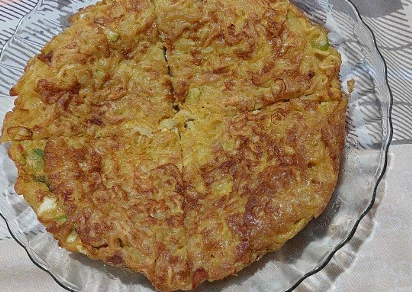 Omlet mie instan simple