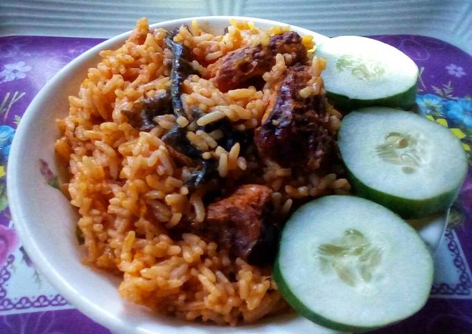 Dried fish jollof rice