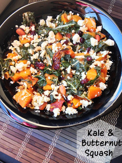 A picture of Kale & Butternut Squash.