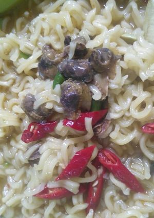 Foto resep Indomie kerang rebus