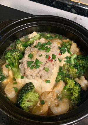 A picture of Claypot tofu.
