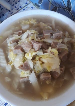 Foto resep Sawi bakso tumis