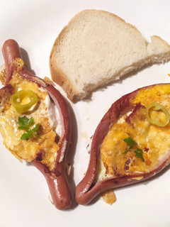Virsli csónak recept fotója