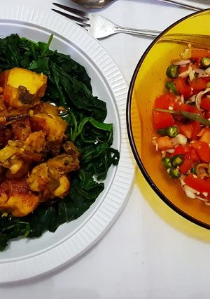 Foto resep Ayam Betutu vs Sambal Matah
