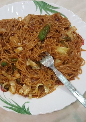 صورة لوصفة نودلز كانتون