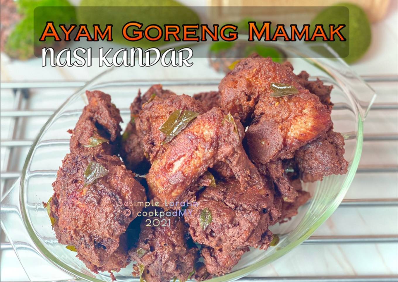 Ayam Goreng Mamak (Set Nasi Kandar)