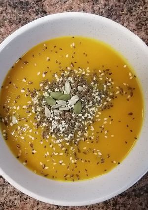 Una foto de Crema calabaza