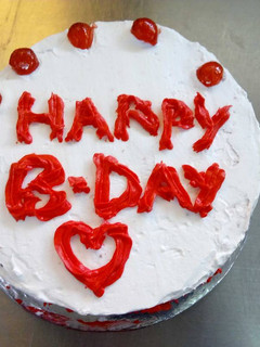A picture of Red-velvet cake.