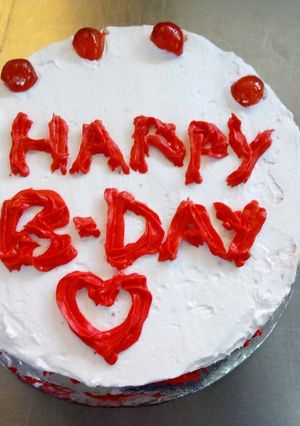 A picture of Red-velvet cake.