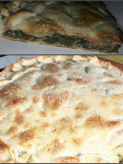Una foto de Tarta de acelga savorizada con picadillo