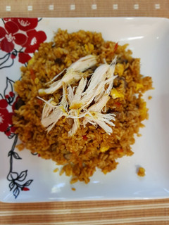 Foto resep Nasi goreng ayam suwir