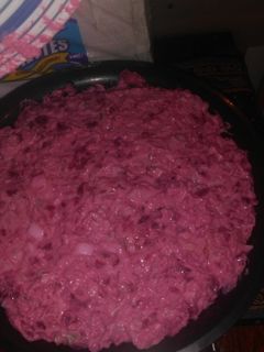 Una foto de Ensalada mixta con remolacha