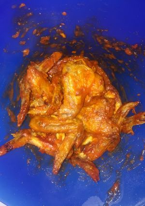 Una foto de Alitas con salsa mexicana al horno