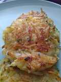 Rosti au beurre persillé