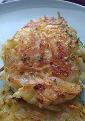 Une photo de Rosti au beurre persillé