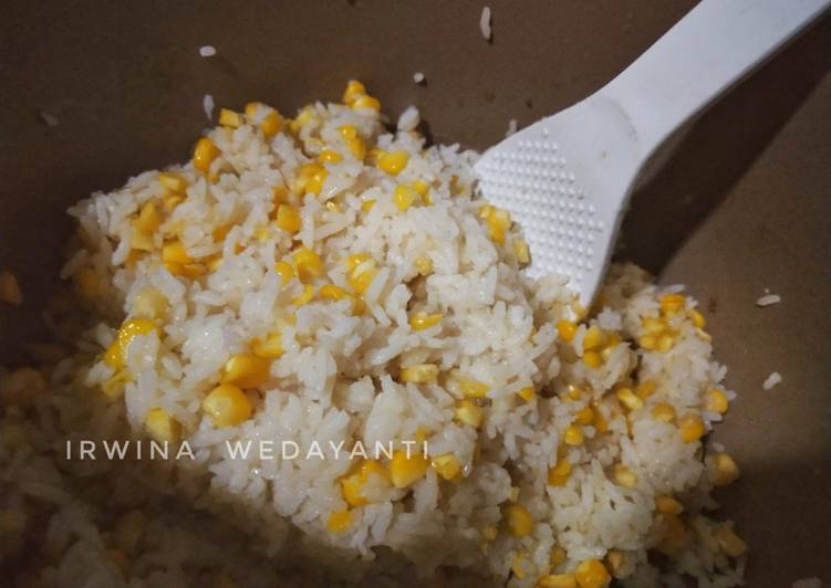 Recipe of Favorite Nasi Jagung Ricecooker