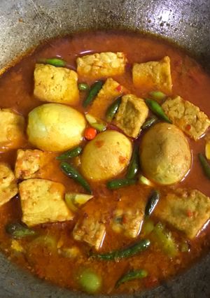 Foto resep Sayur tempe tahu Telur