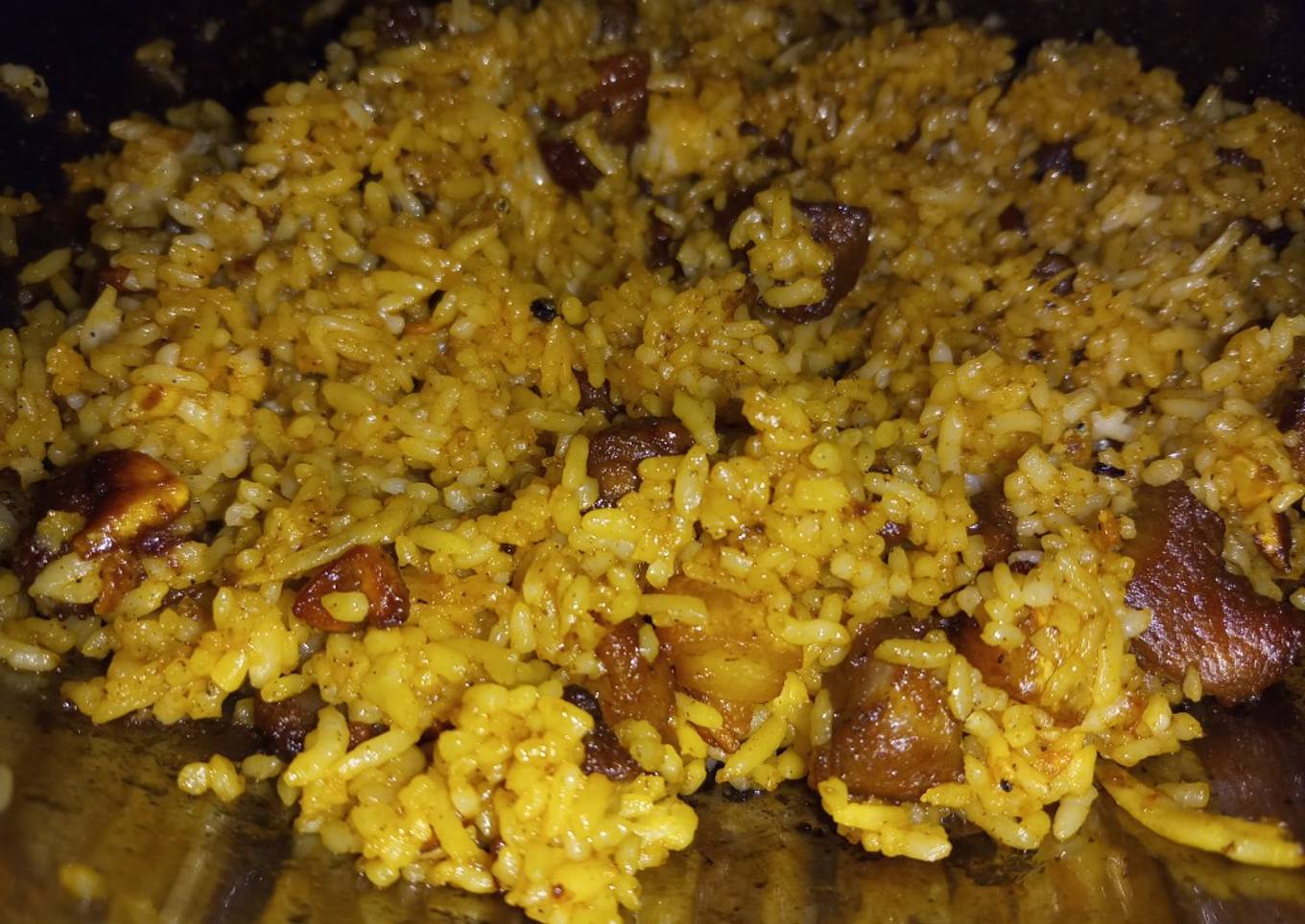 Nasi goreng teri,babi