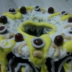 A picture of Egg less sponge cake.