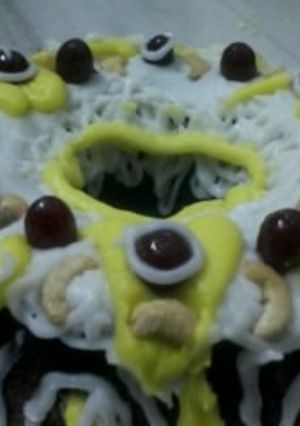 A picture of Egg less sponge cake.