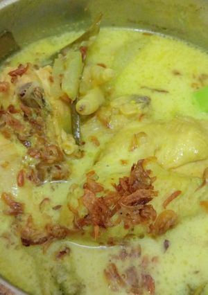 Foto resep Opor ayam labu siam