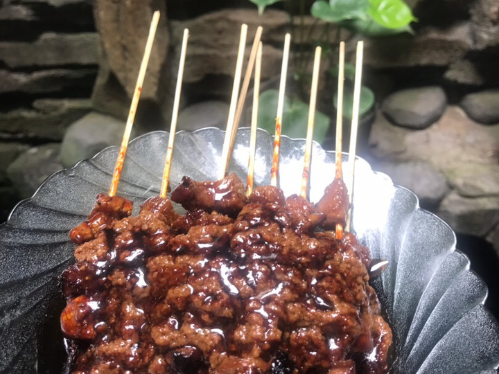 Yuk intip, Resep membuat Sate sapi resep Bunda 💕  menggugah selera