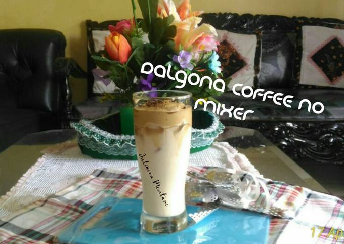 Dalgona Coffee No Mixer