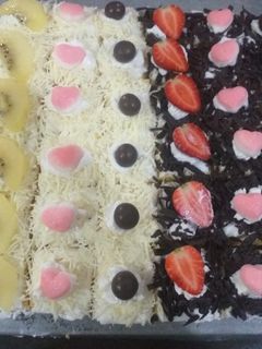Foto resep Kue tart cantik ekonomis 4 telur